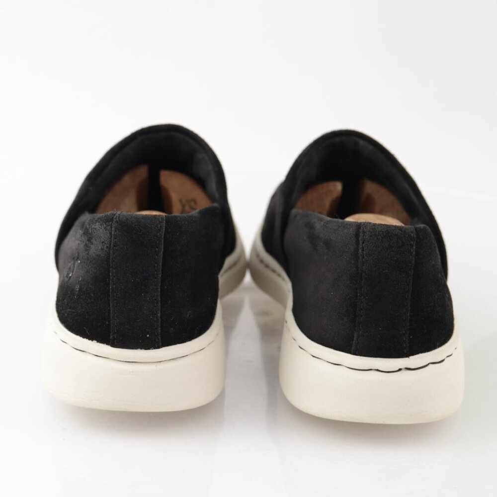 Born Womens Judy Slip On Shoes‎ Size 7 Black Suede Flats Loafers Casual Comfy - Picture 4 of 11